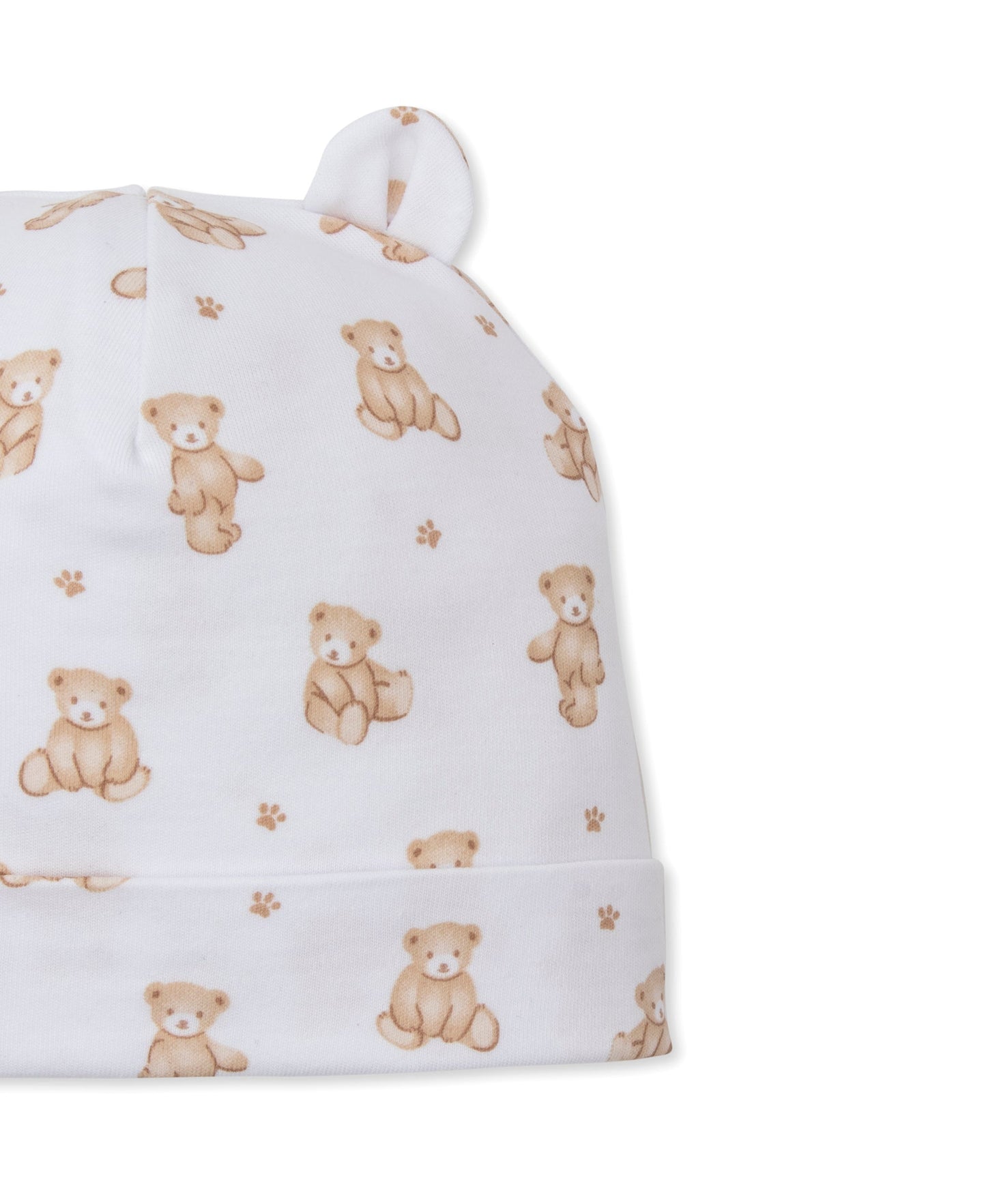 Kissy Kissy Hat - Teddy Bears, Tan, Newborn - Image 2