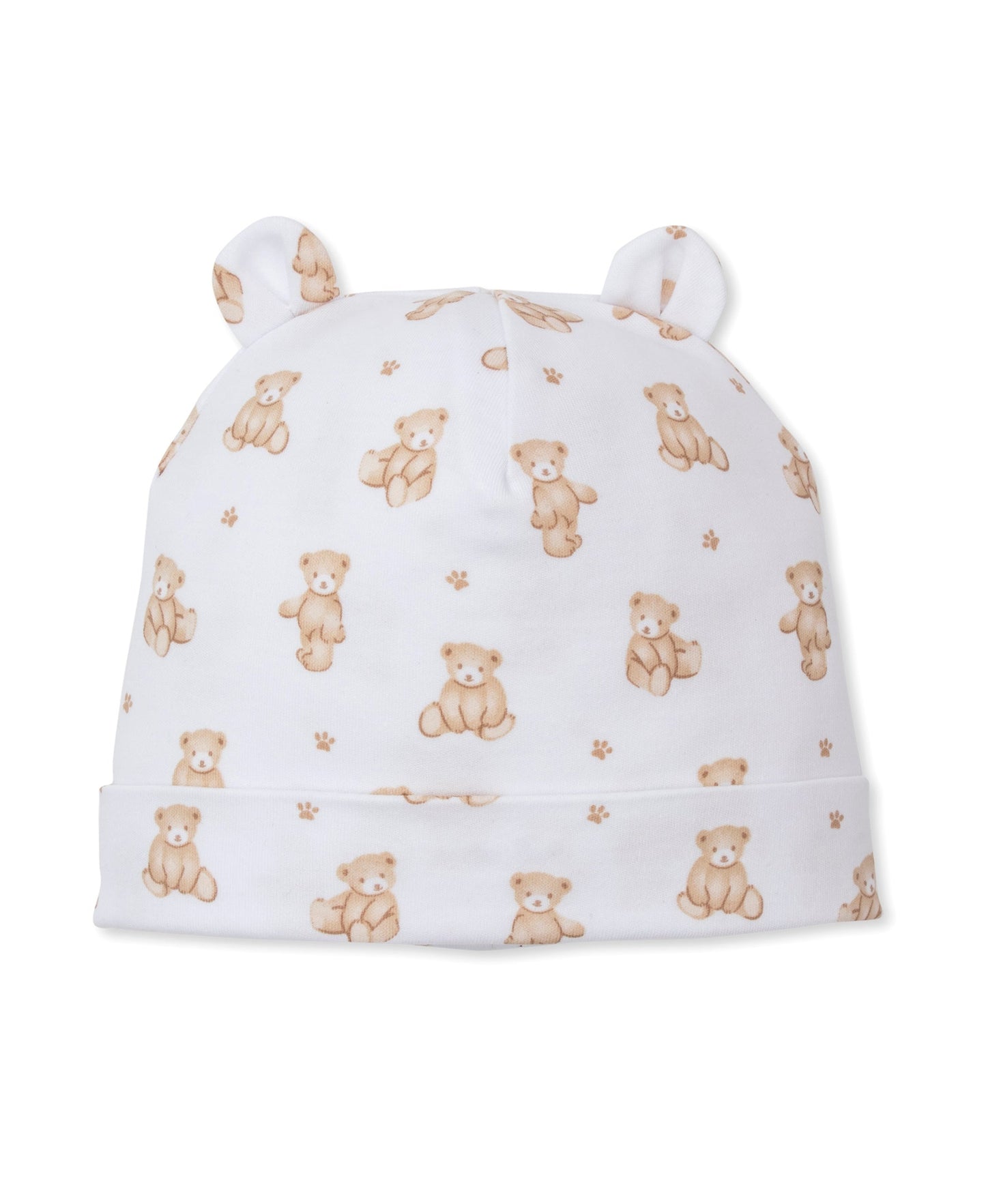 Kissy Kissy Hat - Teddy Bears, Tan, Newborn