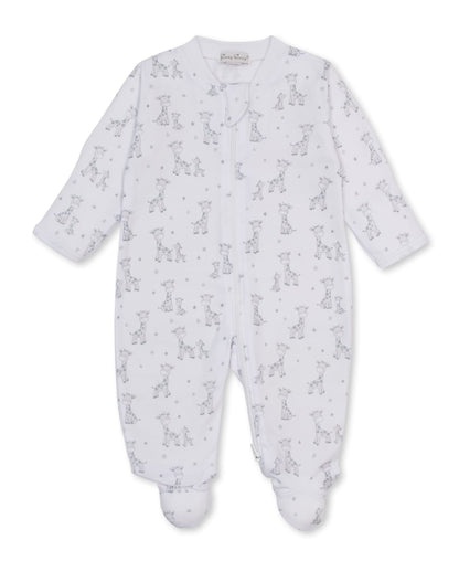 Kissy Kissy Zip Footie - Just Giraffes, 0-3M