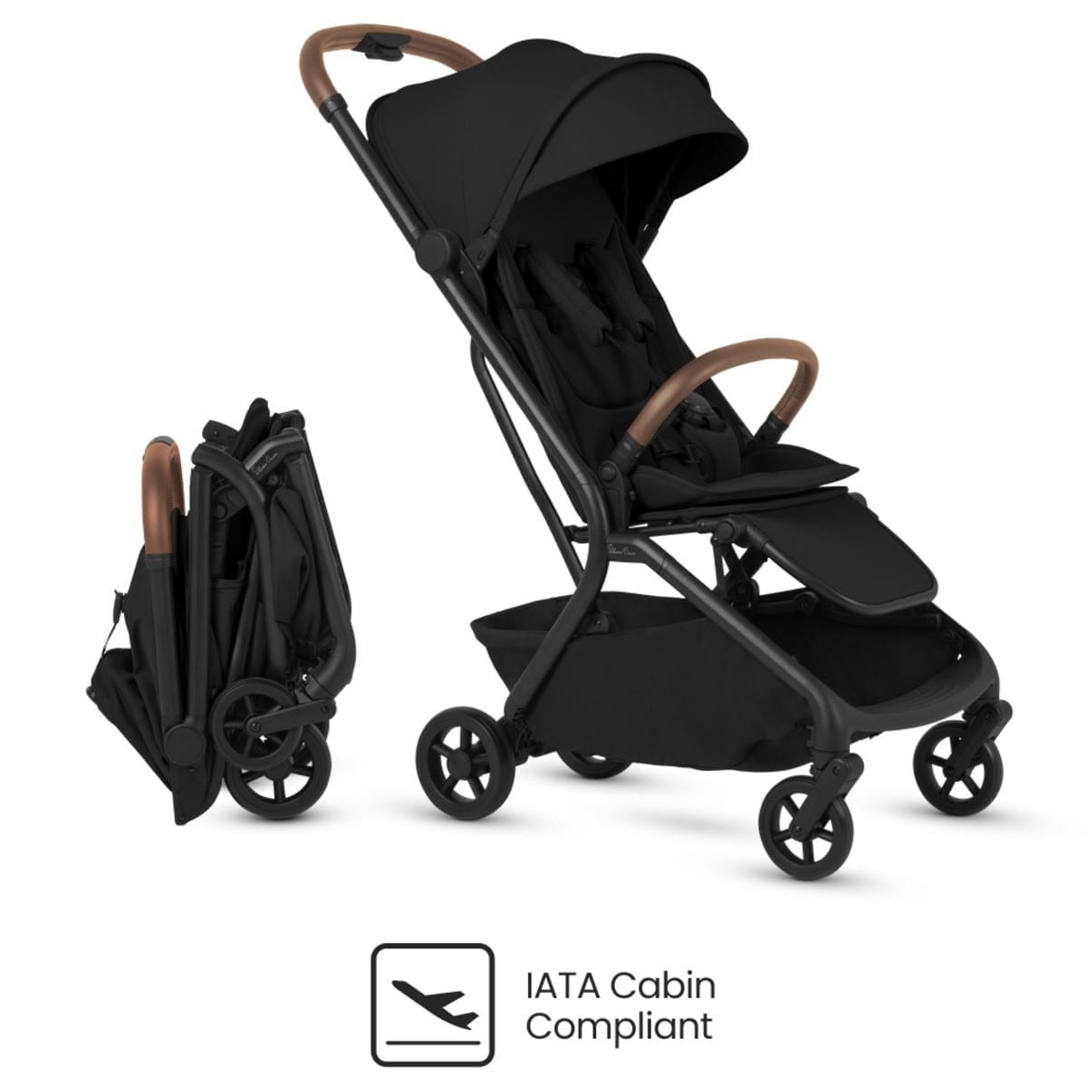 Silver Cross Nia Compact Travel Stroller - Onyx – Albee Baby