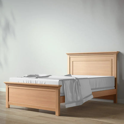 Romina Furniture Karisma Full Bed (Solid Panel)