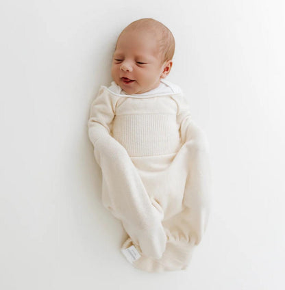 Swaddelini Cotton Sleep Sack Swaddle - Undyed (6-12LBS)