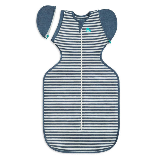 Love To Dream Swaddle UP Original 1.0 TOG, Medium - Denim Stripe - L20-01-002-DNM-M
