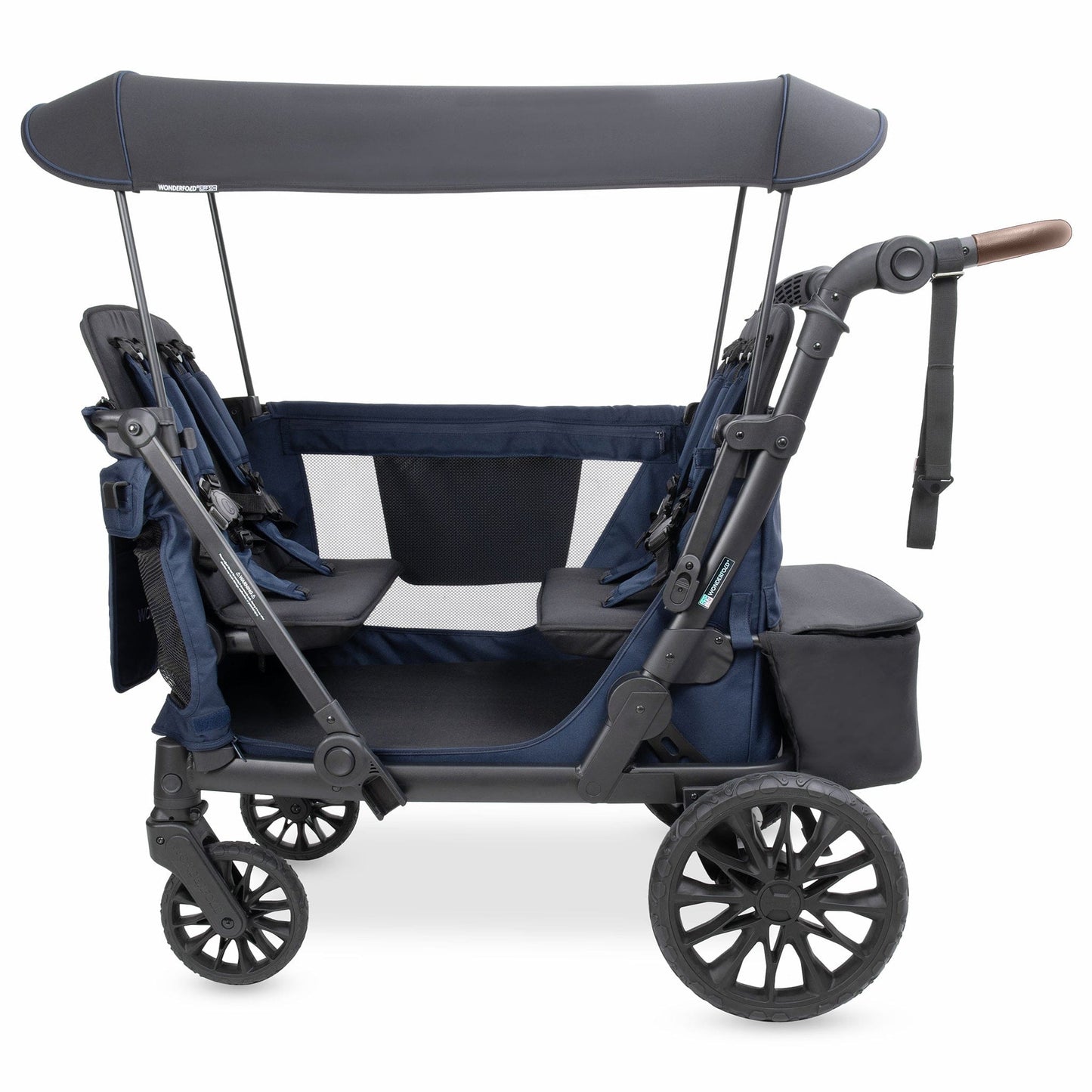 WonderFold L4 Quad (4 Seater) Stroller Wagon - Navy