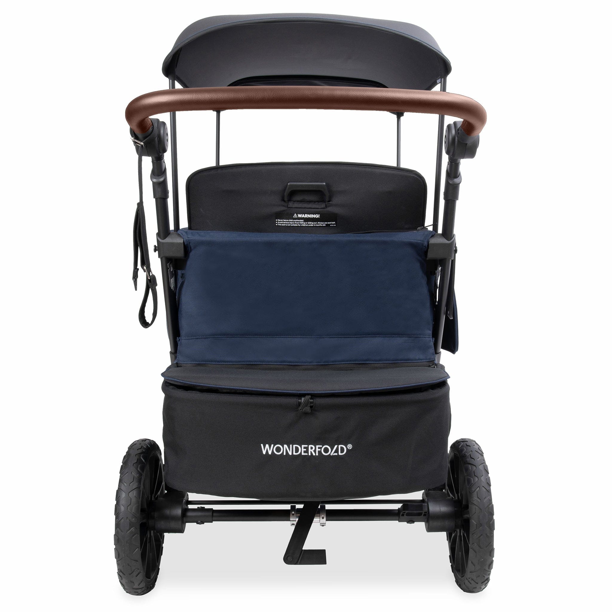 WonderFold L4 Quad (4 Seater) Stroller Wagon - Navy – Albee Baby
