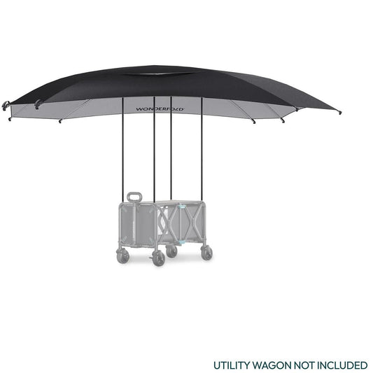 WonderFold S5 Convertible Utility Wagon Canopy - Black - S5CPY-BLK-