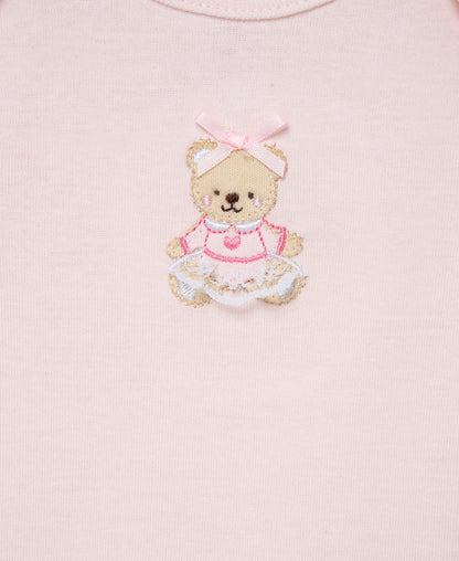 Little Me Sweet Bear 3-Pack Bodysuits - Pink Multi, NB