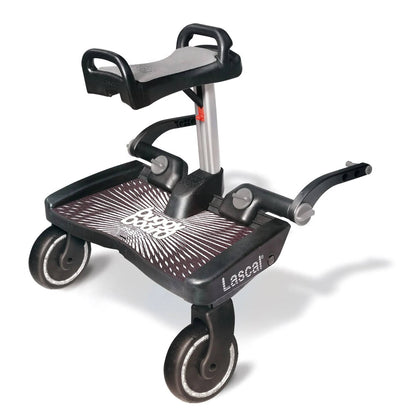 KidCo Lascal BuggyBoard Maxi+ Black with Grey Saddle Seat