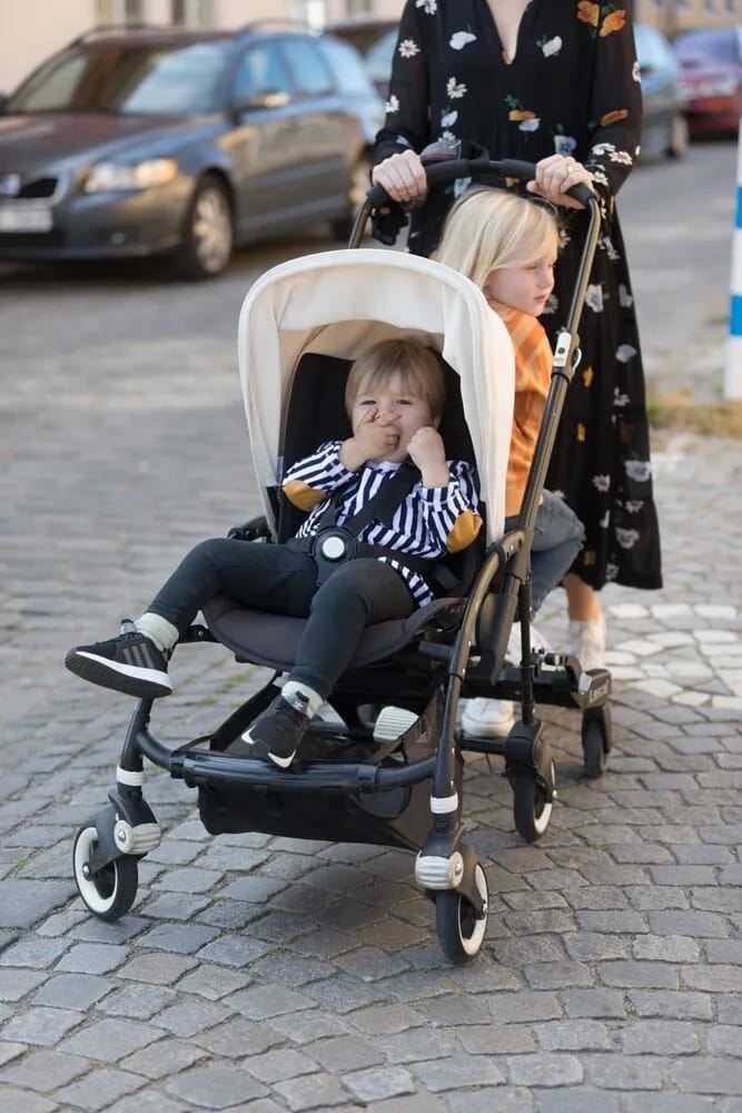 KidCo Lascal BuggyBoard Maxi+ Black with Grey Saddle Seat