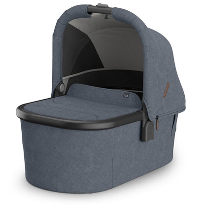 UPPAbaby Bassinet V3 - Julian (Dusty Blue Melange / Carbon Frame) - 0903-BAS-NA-JUL
