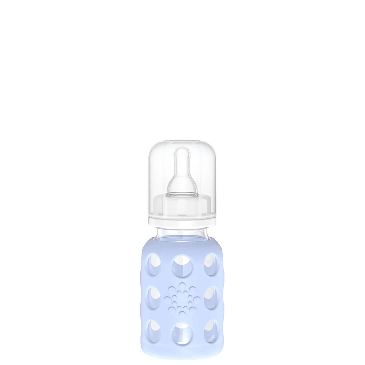 Lifefactory 4oz Glass Baby Bottle with Silicone Sleeve - Blanket