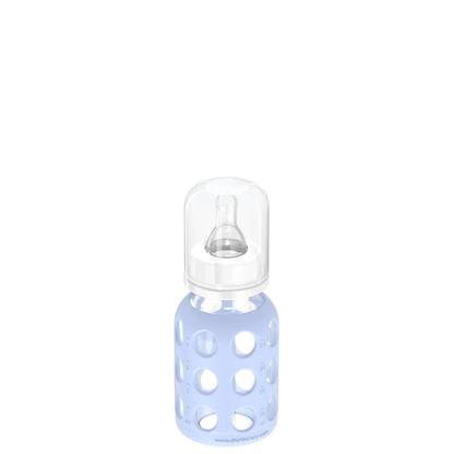 Lifefactory 4oz Glass Baby Bottle with Silicone Sleeve - Blanket