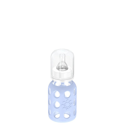 Lifefactory 4oz Glass Baby Bottle with Silicone Sleeve - Blanket