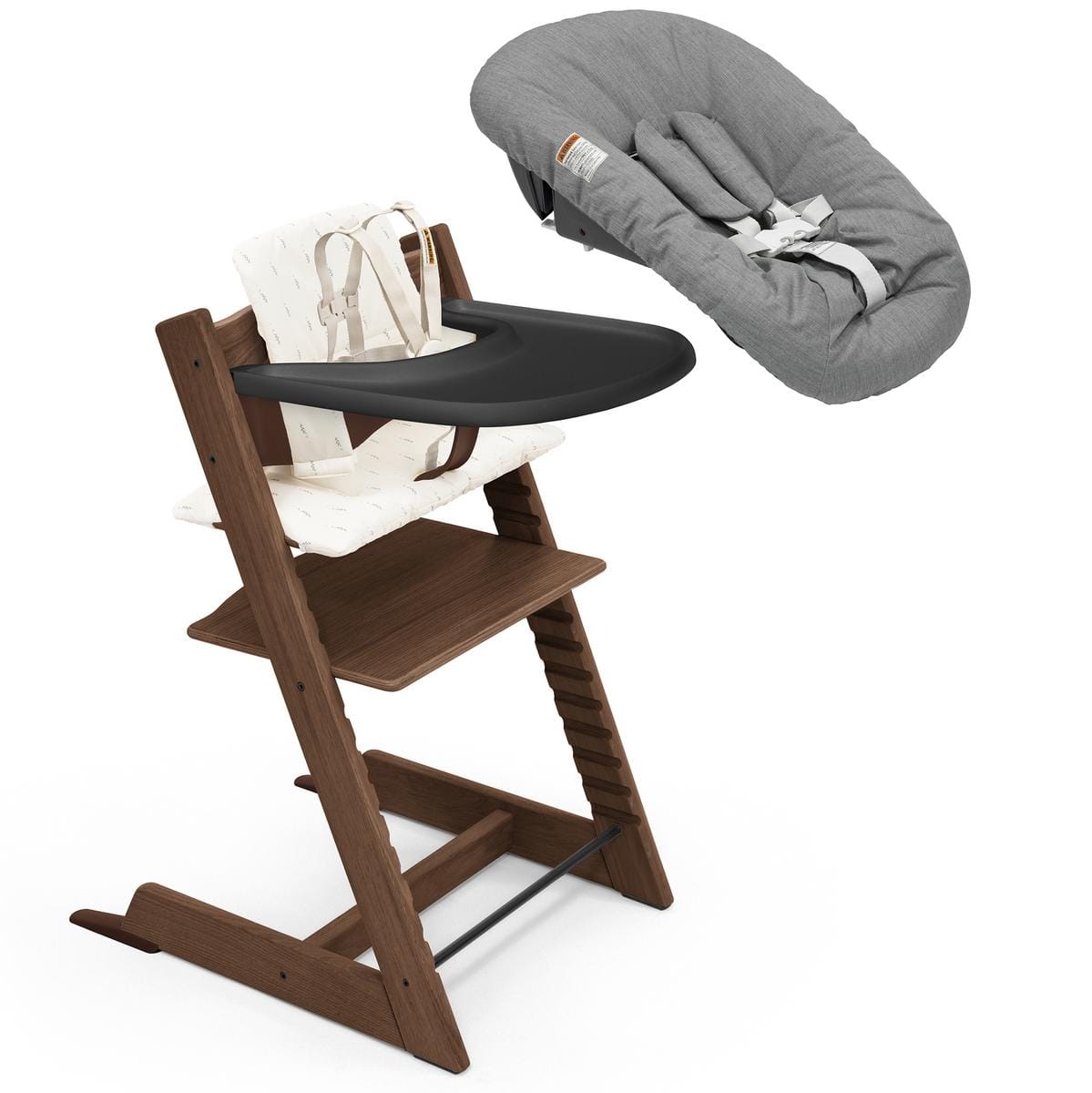 stokke steps bouncer tripp trapp Stokke Tripp Trapp High Chair2 with Cushion, Newborn Set and Stokke Tr – Albee Baby