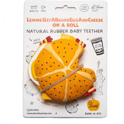 PiccoliNY LemmeGetABaconEggAndCheese Teether