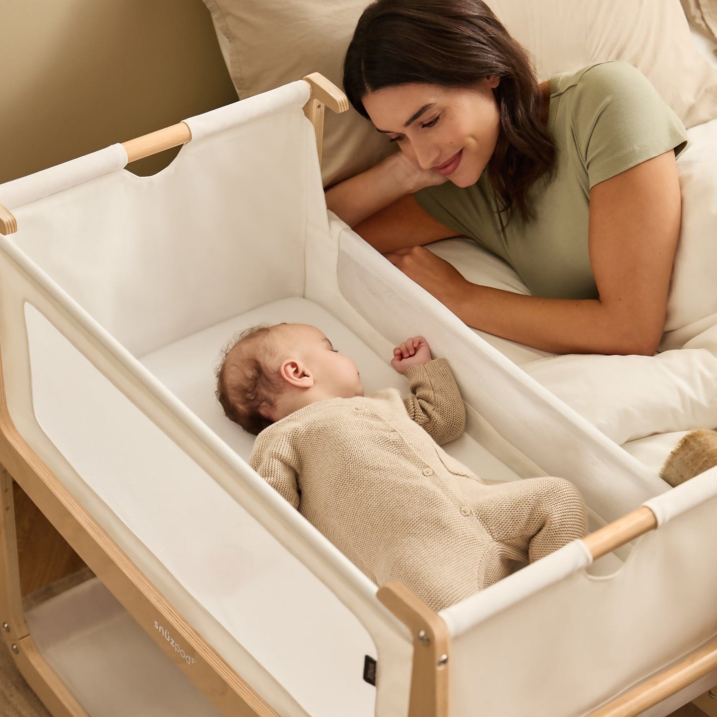 Snuz SnuzPod 5 Bedside Bassinet - Natural