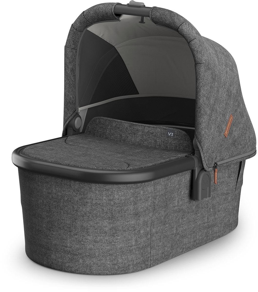 UPPAbaby OPEN BOX Bassinet V3 - Greyson (Charcoal Melange / Carbon Frame) - 0903-BAS-NA-GRY-ob
