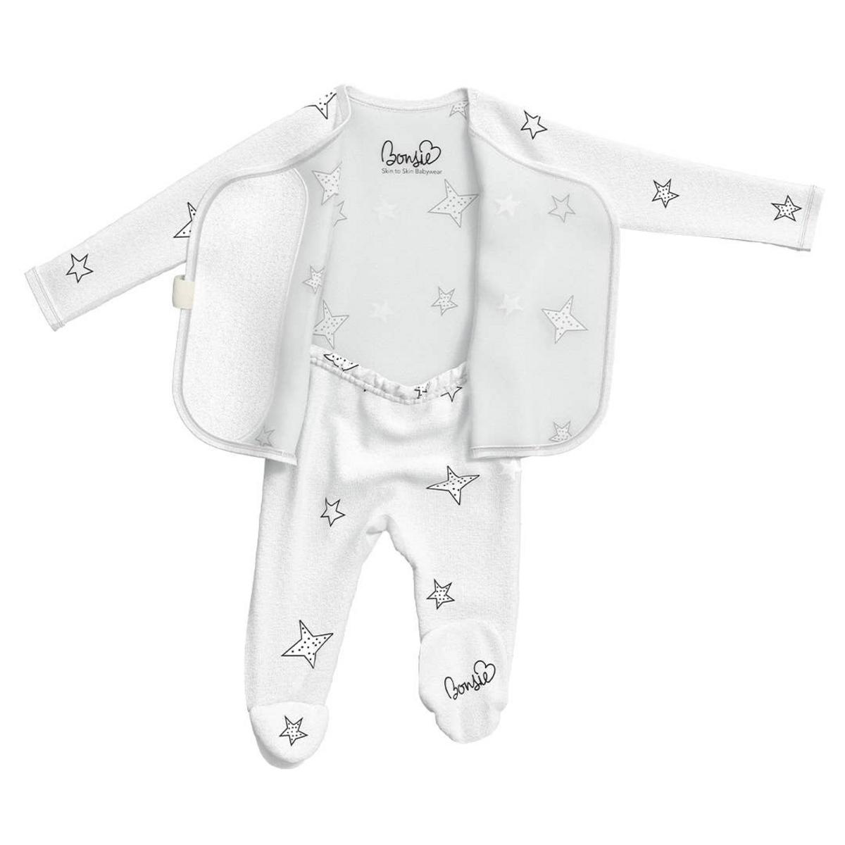 Bonsie Footie - Stars, Newborn