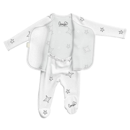 Bonsie Footie - Stars, Newborn