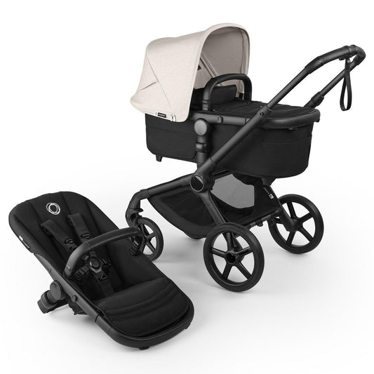 Bugaboo OPEN BOX Fox 5 Renew Complete Stroller - Black / Heritage Black / Misty White - 100051150-OB