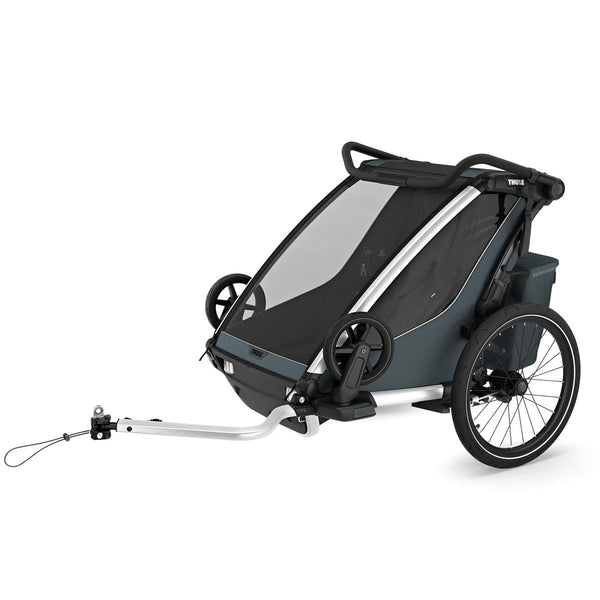 Thule Chariot Cross 2 Double Multisport Bike Trailer + Stroller