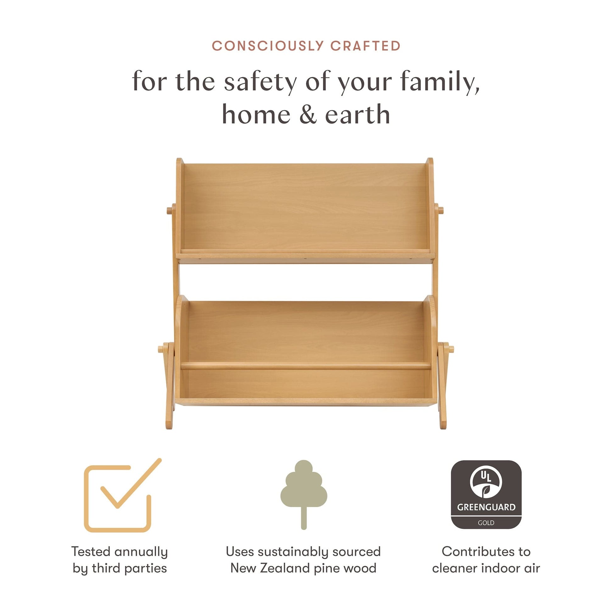 Babyletto Tally Storage and Bookshelf - Honey - M10611HY