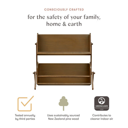 Babyletto Tally Storage and Bookshelf - Natural Walnut - M10611NL