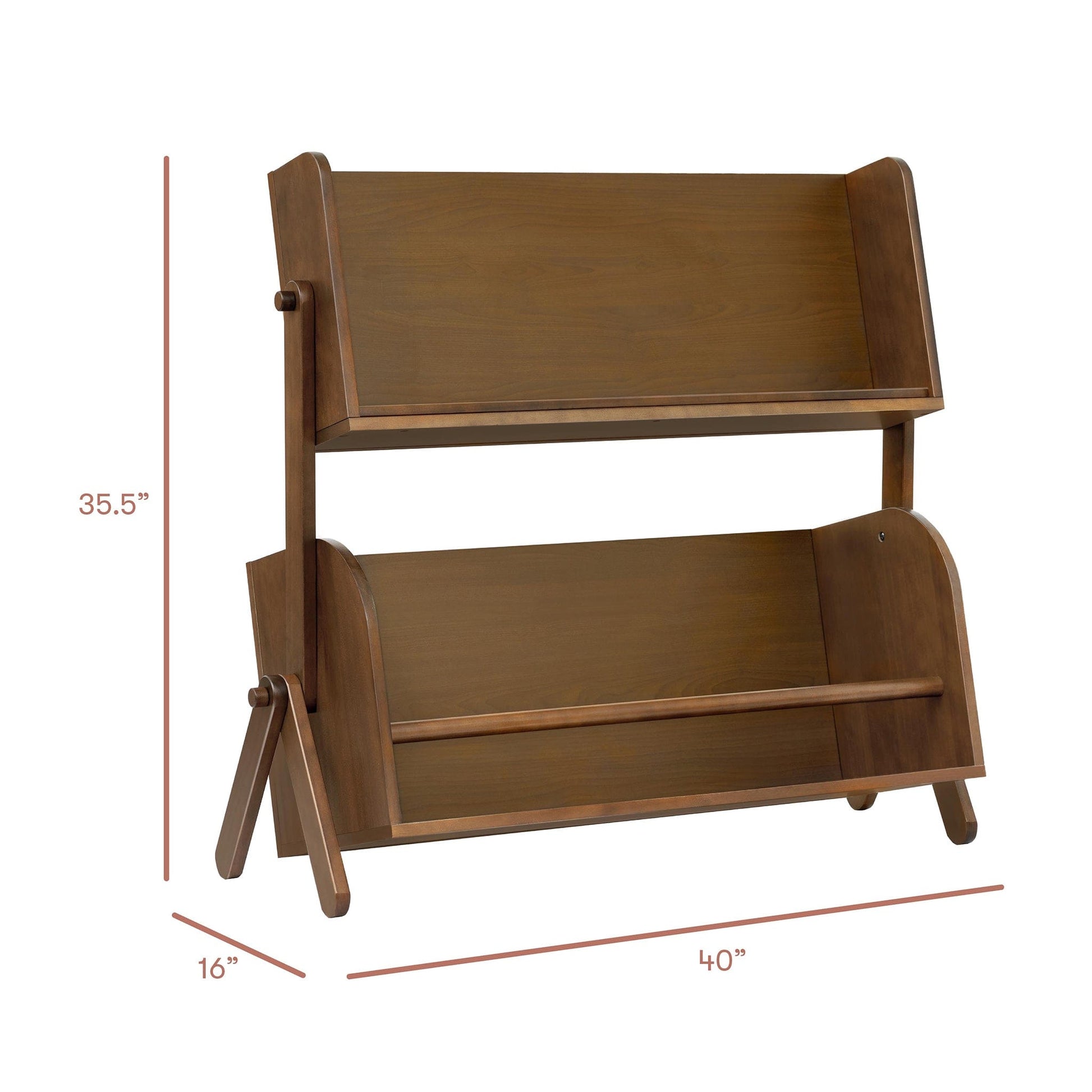 Babyletto Tally Storage and Bookshelf - Natural Walnut - M10611NL