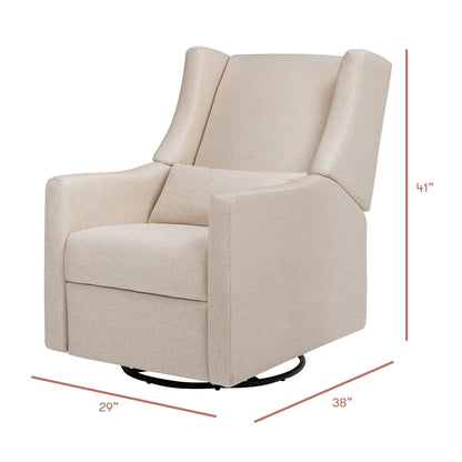 Babyletto Kiwi Recliner and Swivel Glider - Performance Beach Eco-Weave - M11277PBEW