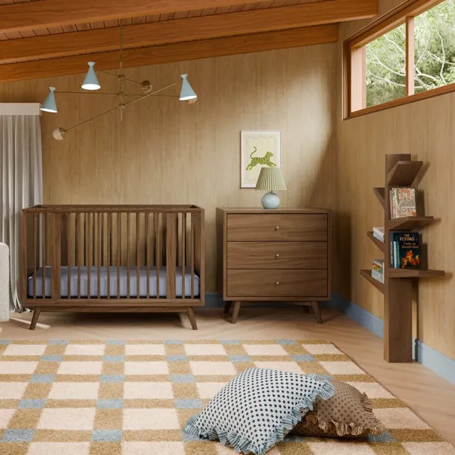 Babyletto Palma 3 Drawer Assembled Dresser Natural Walnut