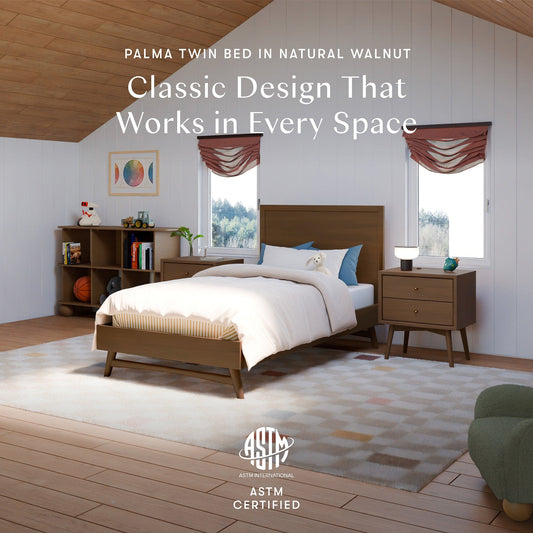 Babyletto Palma Twin Bed - Natural Walnut - M15969NL