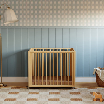 Babyletto Palma 8-in-1 Convertible All-Stages® Crib with Bassinet & Toddler Bed Kits - Honey