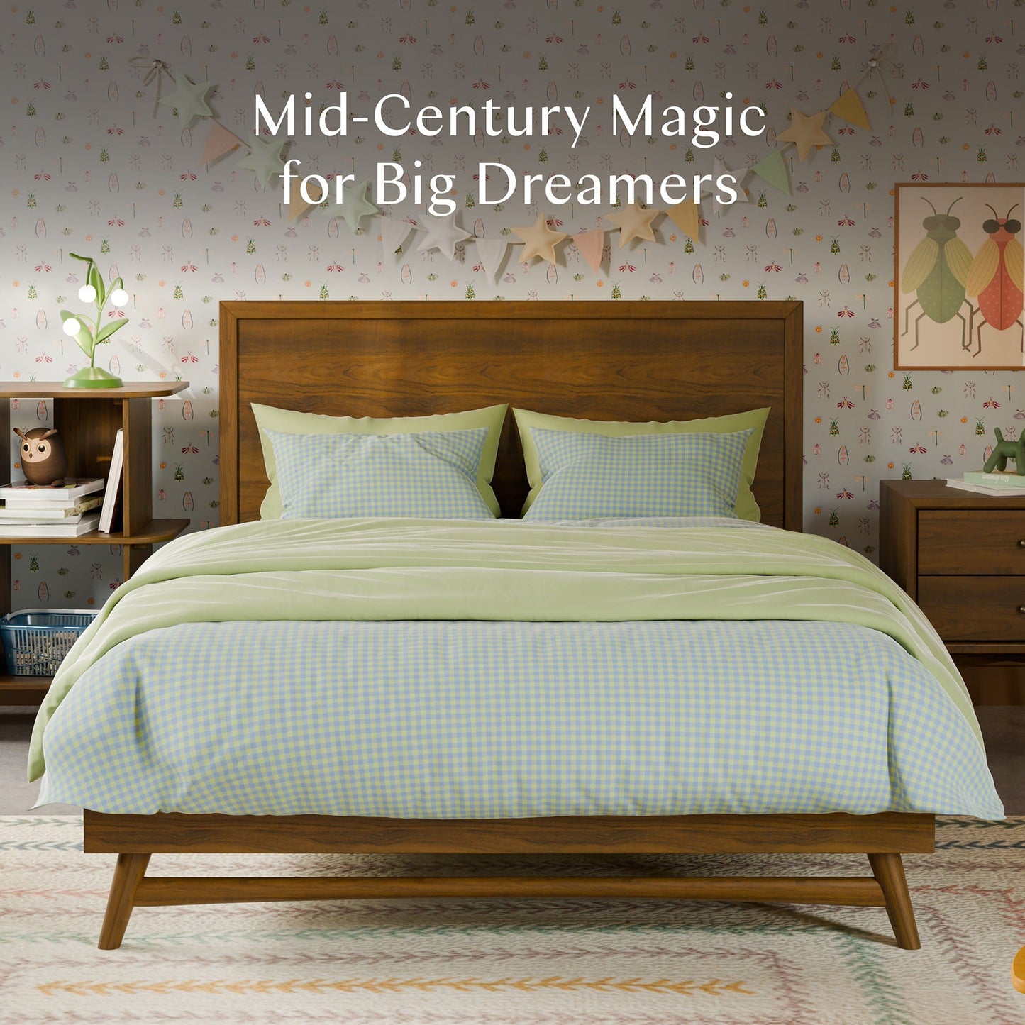 Babyletto Palma Full Bed - Natural Walnut - M15996NL