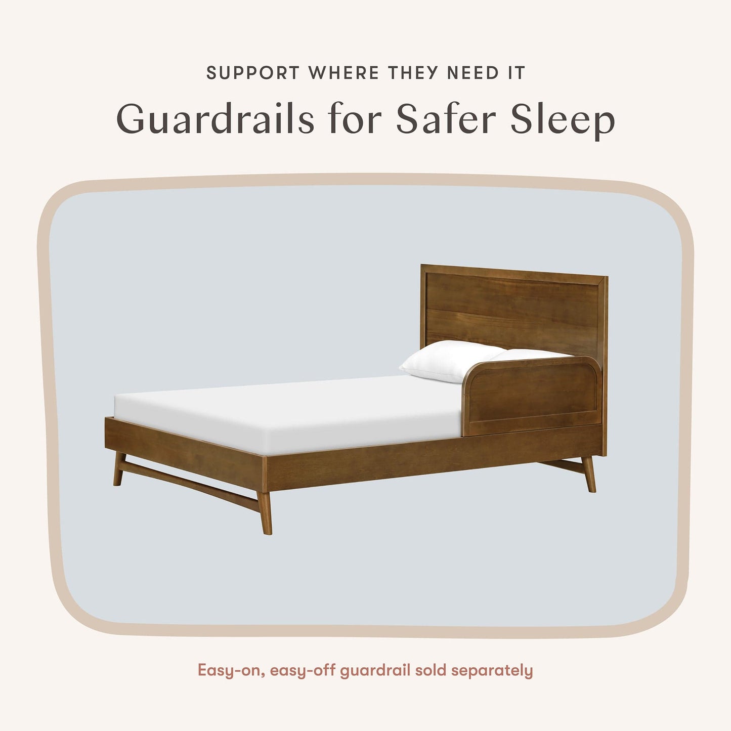 Babyletto Palma Full Bed - Natural Walnut - M15996NL