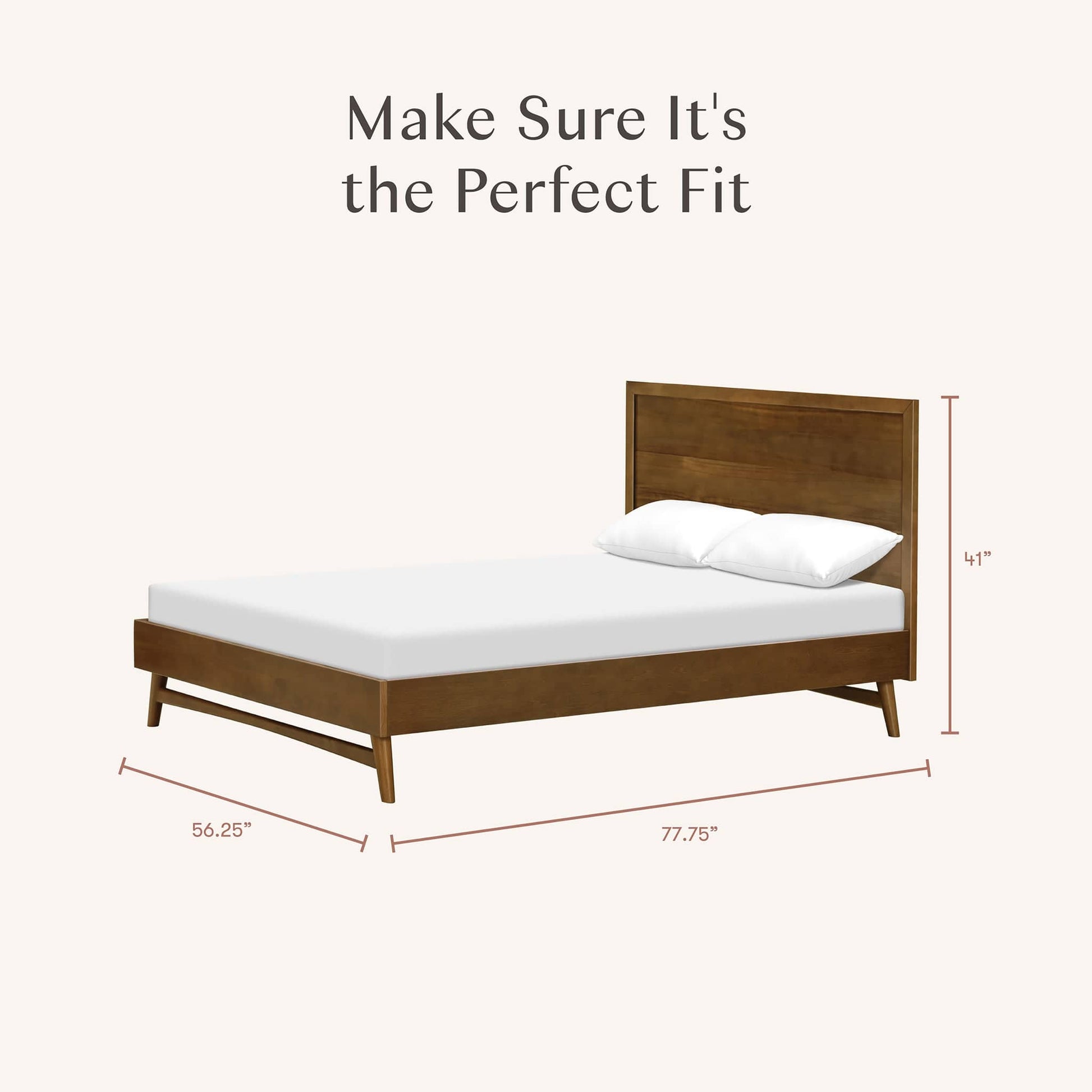 Babyletto Palma Full Bed - Natural Walnut - M15996NL