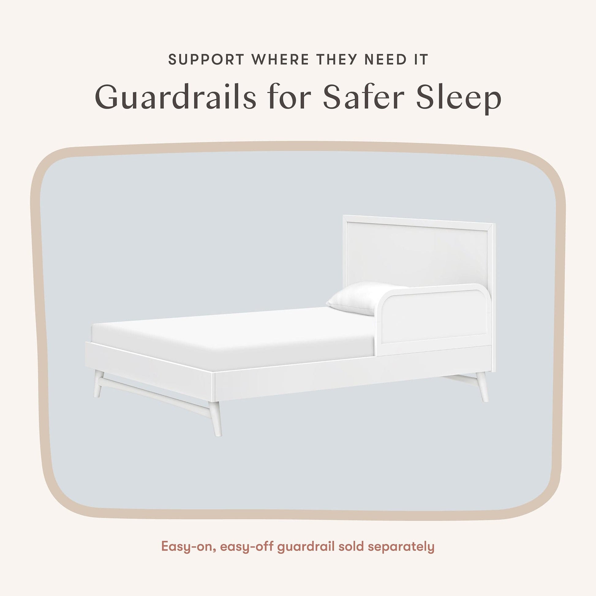 Babyletto Palma Full Bed - White - M15996W