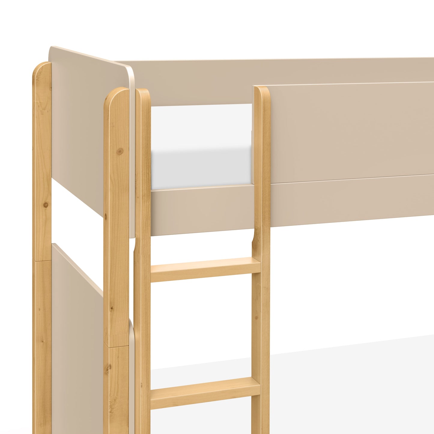Babyletto TipToe Convertible Bunk Bed - Taupe/Honey
