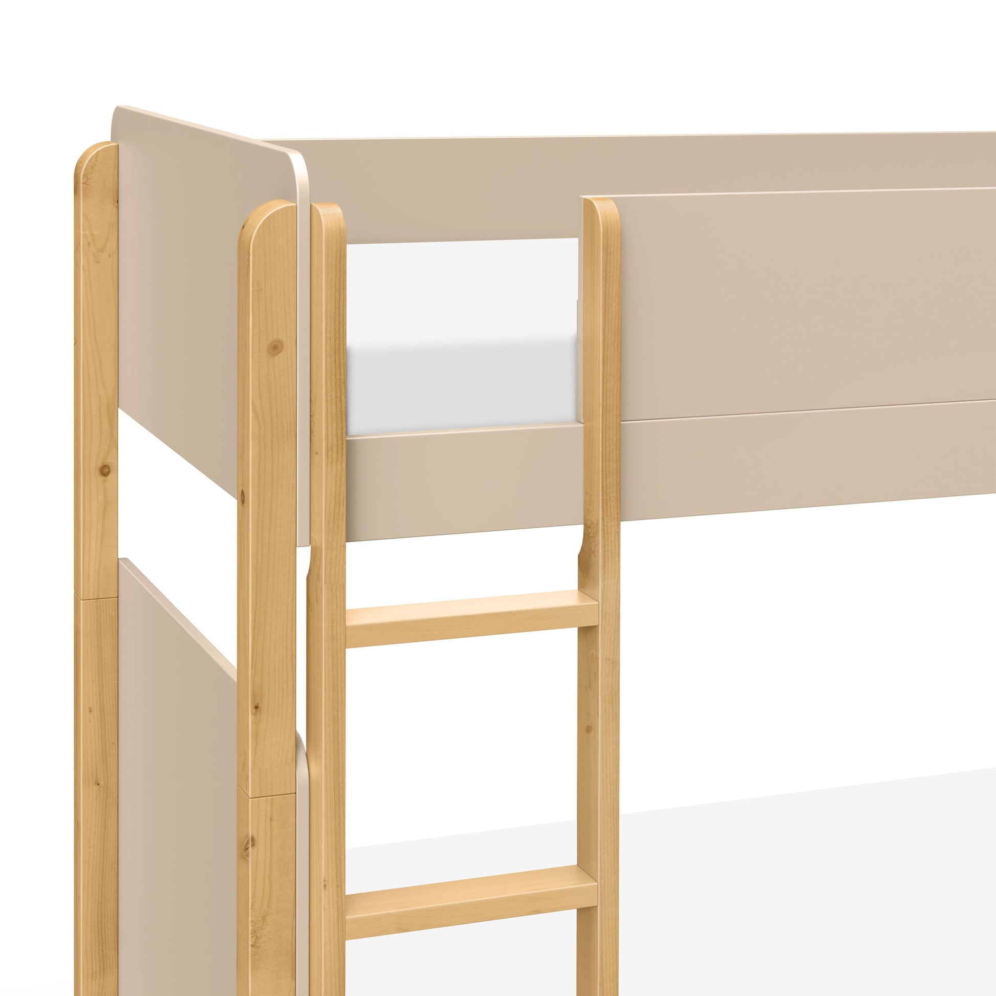 Babyletto TipToe Convertible Bunk Bed - Taupe/Honey