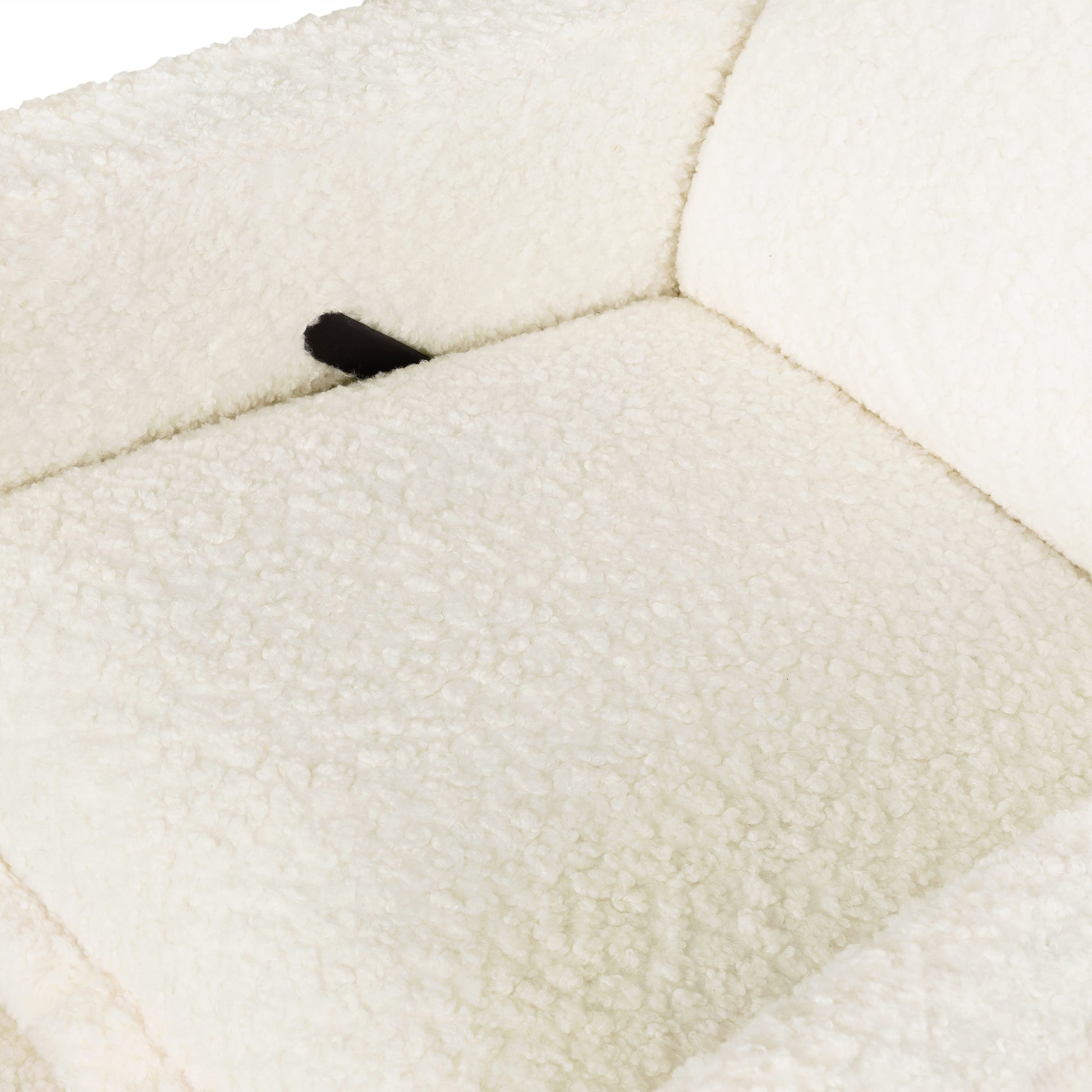 Babyletto Cali Flange Recliner and Swivel Glider - Cream Shearling
