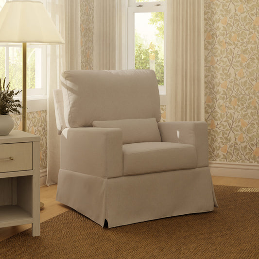 Namesake Crawford Recliner and Swivel Glider - Performance Beach Eco-Weave