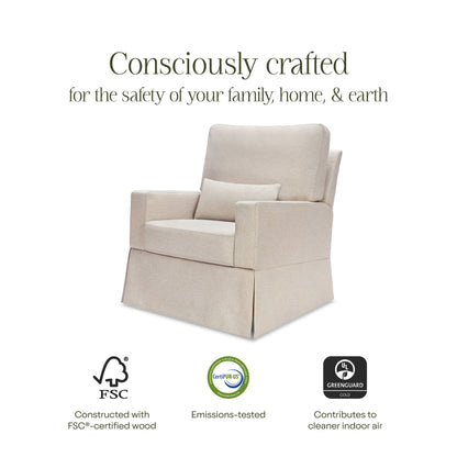 Namesake Crawford Recliner and Swivel Glider - Performance Beach Eco-Weave