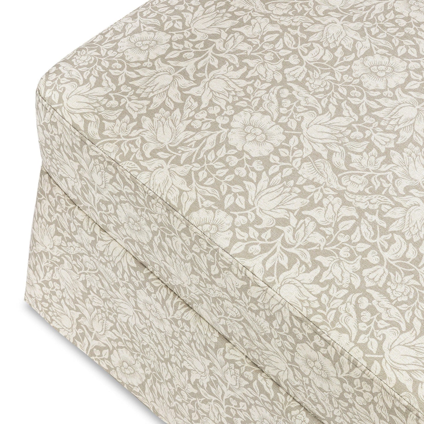 Morris & Co. x Namesake Crawford Gliding Ottoman - Mallow in Ash - M21785MA