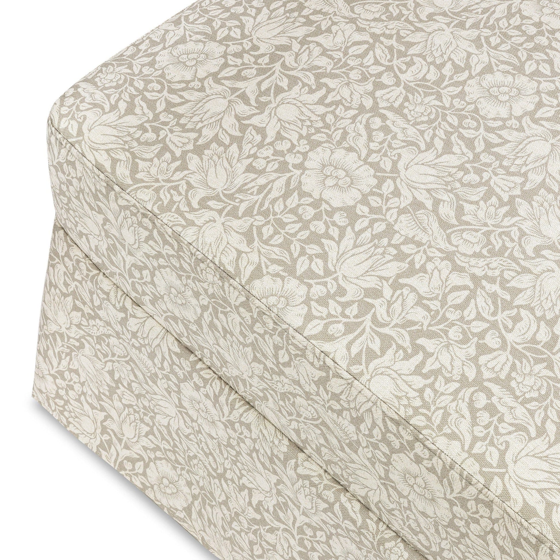 Morris & Co. x Namesake Crawford Gliding Ottoman - Mallow in Ash - M21785MA