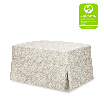 Morris & Co. x Namesake Crawford Gliding Ottoman - Mallow in Ash - M21785MA