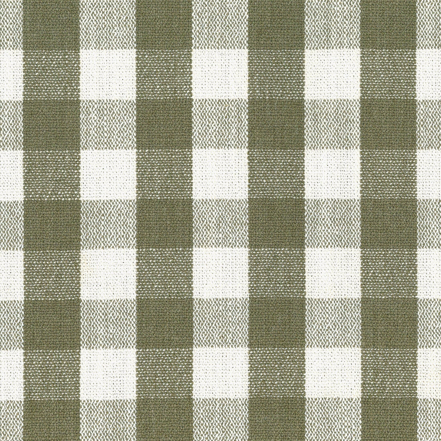 Namesake Crewe Recliner and Swivel Glider - Moss Green Gingham with Light Wood Base
