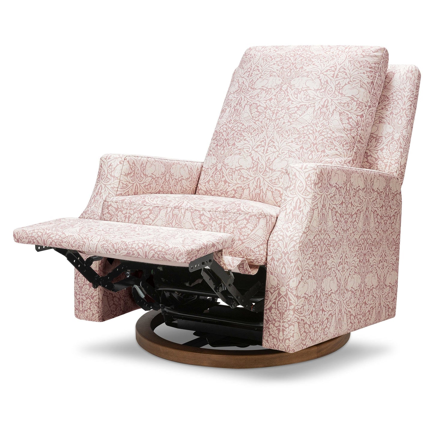 Morris & Co. x Namesake Crewe Swivel Glider Recliner - Pure Brer Rabbit in Rose - M22287PBRRDB