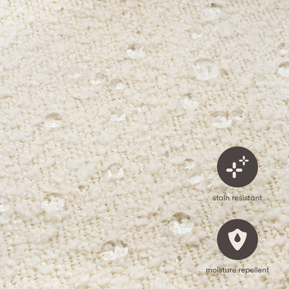 Babyletto Sigi Electronic Recliner and Swivel Glider w/ USB - Performance Ivory Boucle - M23085PWB