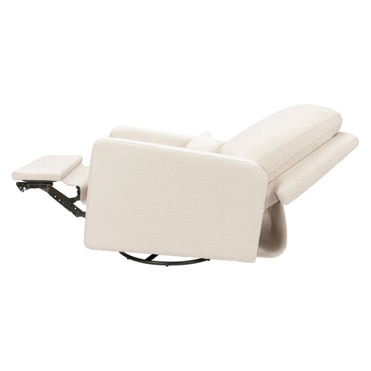 Babyletto Sigi Electronic Recliner and Swivel Glider w/ USB - Performance Ivory Boucle - M23085PWB