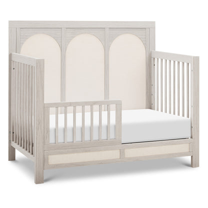 Namesake Eloise 4-in-1 Convertible Crib - White Driftwood and Performance Pearl Eco-Weave