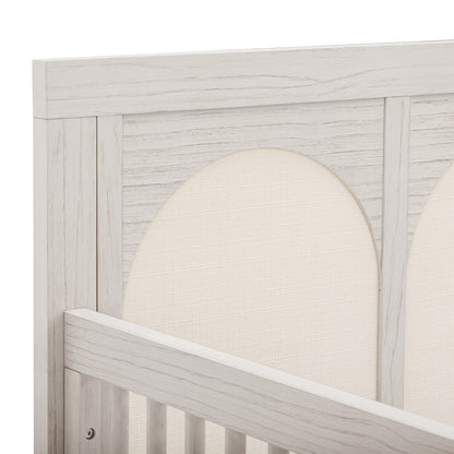 Namesake Eloise 4-in-1 Convertible Crib - White Driftwood and Performance Pearl Eco-Weave